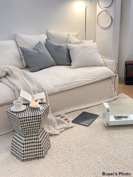 Contemporary Bedside Table, Small End Table, Modern Side Table, Bedside Small Side Table, Shell Small Sofa Side Table, Portable Casual Side Table, Creative Coffee Table, Contemporary Side Table-LargePaintingArt.com