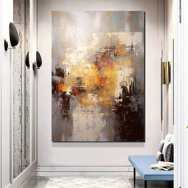 Simple Modern Art, Wall Art Paintings, Buy Paintings Online, Simple Abstract Painting, Large Paintings for Bedroom, Bedroom Wall Art Paintings-LargePaintingArt.com