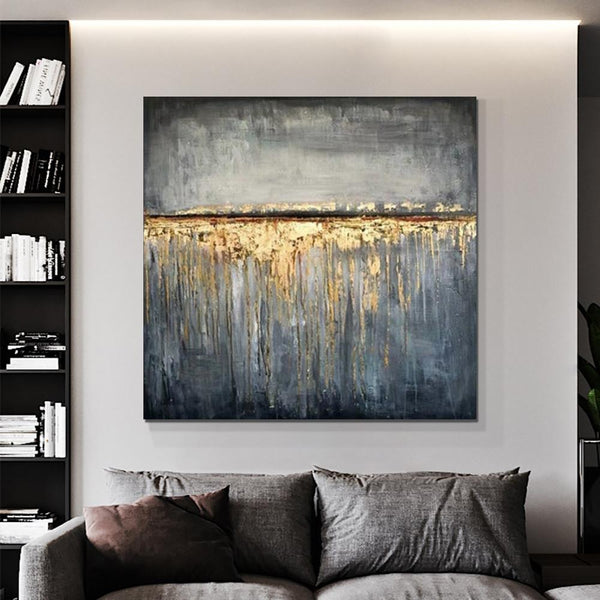 Extra Large Abstract Paintings on Canvas, Bedroom Wall Art Ideas, Simple Painting Ideas for Bedroom, Hand Painted Abstract Painting-LargePaintingArt.com
