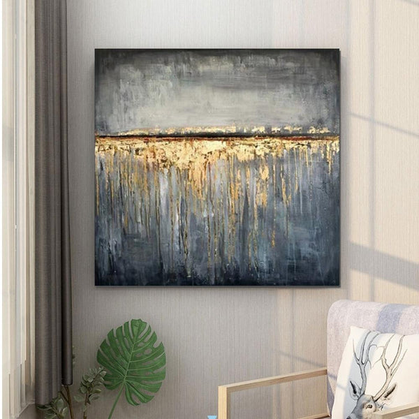 Extra Large Abstract Paintings on Canvas, Bedroom Wall Art Ideas, Simple Painting Ideas for Bedroom, Hand Painted Abstract Painting-LargePaintingArt.com