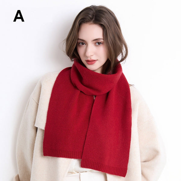 Casual Scarf for Women, Modern Wool Scarf for Women, Small Soft Scarf for Women, Cold Weather Scarves