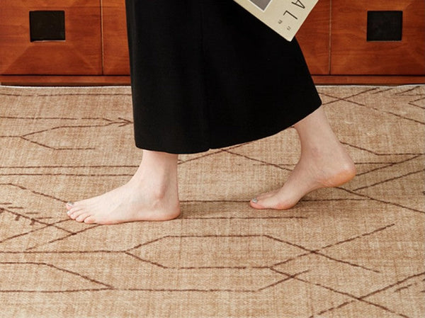 Geometric Contemporary Rugs for Dining Room, Bedroom Floor Rugs, Extra Large Modern Rugs for Living Room, Oversized Modern Rug for Living Room