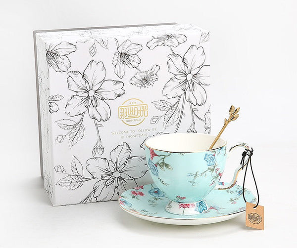 Porcelain Tea cups, Elegant Coffee Cup, Porcelain Coffee Cups, Coffee Cup in Gift Box, Vintage Tea Cup Set, British Tea Cup with Saucer, Afternoon Tea Cup with Saucer Set-LargePaintingArt.com