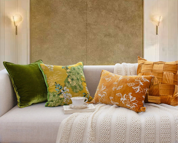 Decorative Cushion Covers, Decorative Pillow Arrangement Ideas for Interior Design, Unique Decorative Pillows for Bedroom, Modern Decorative Pillows for Couch-LargePaintingArt.com