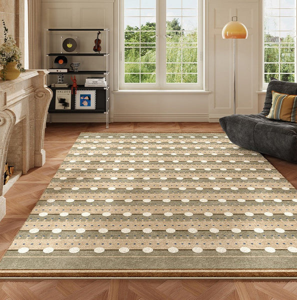 Contemporary Area Rugs for Dining Room, Large Modern Rugs for Living Room, Mid Century Modern Rugs for Bedroom-LargePaintingArt.com