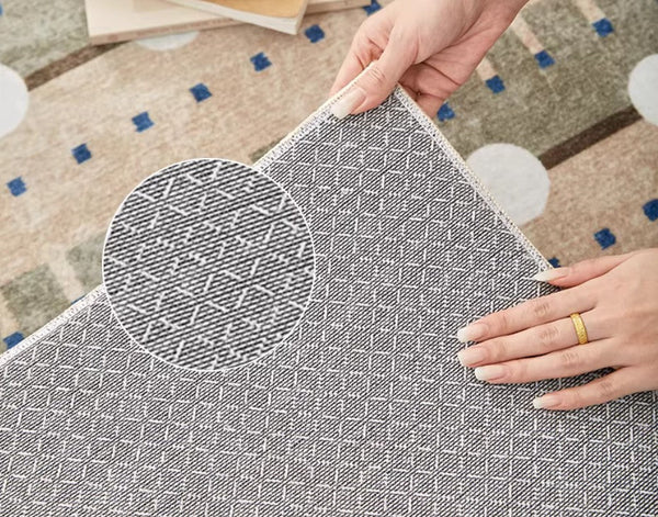 Contemporary Area Rugs for Dining Room, Large Modern Rugs for Living Room, Mid Century Modern Rugs for Bedroom-LargePaintingArt.com