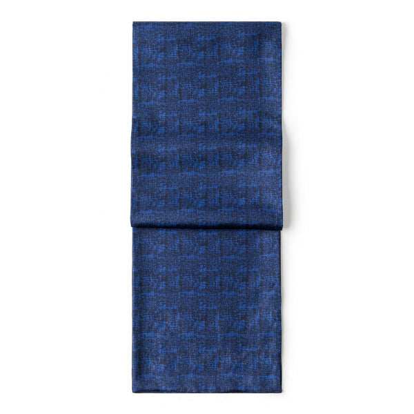 Luxury Blue Silk Neck Scarf, Silk Scarf For Suit, Formal Wear Silk Scarf, Silk Ascot For Men, British Style Long Scarf, Business Silk Scarf Men, Mens Spring Autumn Scarf, Lightweight Silk Scarf Men-LargePaintingArt.com