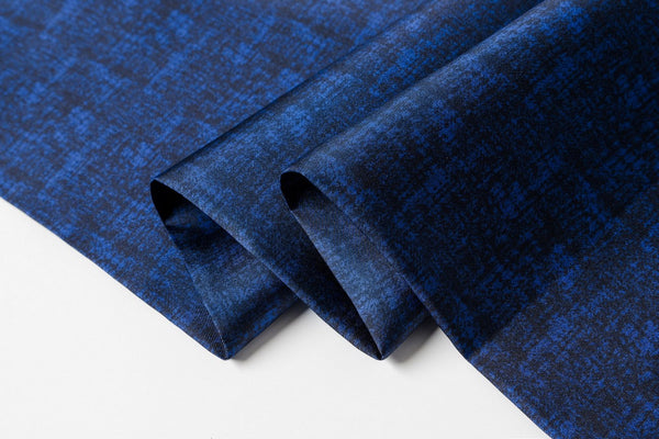 Luxury Blue Silk Neck Scarf, Silk Scarf For Suit, Formal Wear Silk Scarf, Silk Ascot For Men, British Style Long Scarf, Business Silk Scarf Men, Mens Spring Autumn Scarf, Lightweight Silk Scarf Men-LargePaintingArt.com