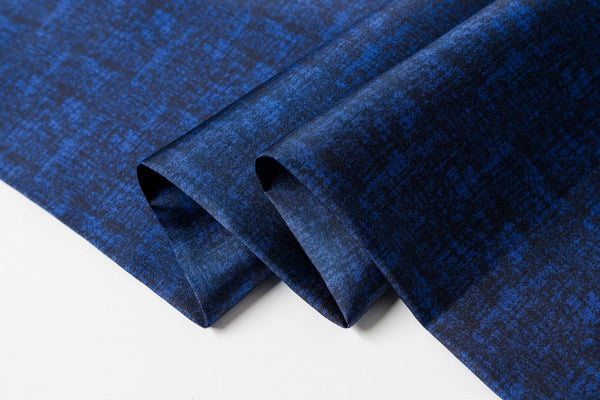 Luxury Blue Silk Neck Scarf, Silk Scarf For Suit, Formal Wear Silk Scarf, Silk Ascot For Men, British Style Long Scarf, Business Silk Scarf Men, Mens Spring Autumn Scarf, Lightweight Silk Scarf Men-LargePaintingArt.com