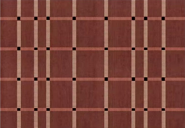 Contemporary Modern Carpets Next to Bed, Abstract Red Rugs for Living Room, Mid Century Area Rugs, Red Modern Rugs under Dining Room Table-LargePaintingArt.com