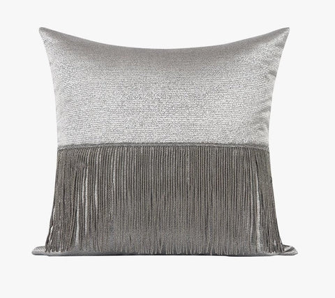 Decorative Throw Pillows for Couch, Abstract Contemporary Throw Pillow for Living Room, Large Grey Modern Sofa Throw Pillows-LargePaintingArt.com