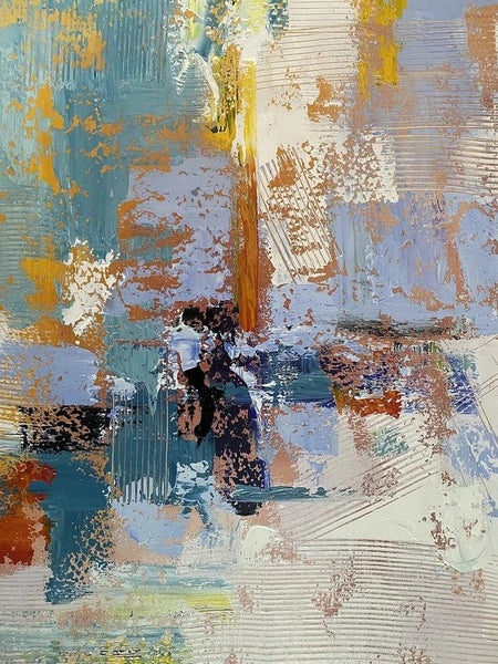 Acrylic Abstract Painting Behind Sofa, Acrylic Painting for Sale, Large Painting on Canvas, Living Room Wall Art Paintings, Buy Paintings Online-LargePaintingArt.com