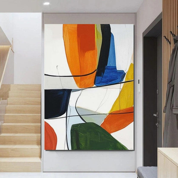 Large Abstract Paintings on Canvas, Large Painting for Sale, Hand Painted Canvas Art, Acrylic Paintings for Living Room-LargePaintingArt.com