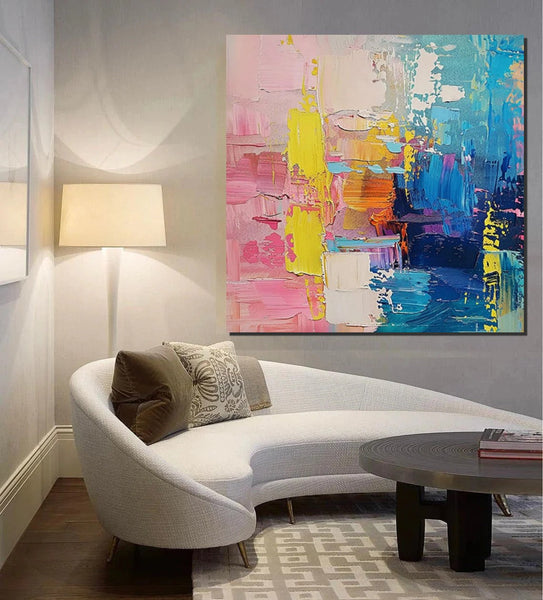Oversized Modern Art, Canvas Paintings for Living Room, Large Wall Art for Bedroom, Contemporary Modern Paintings, Hand Painted Art Paintings-LargePaintingArt.com