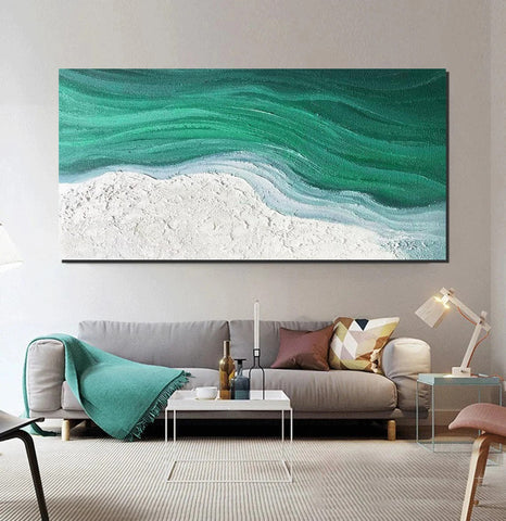 Modern Canvas Paintings for Bedroom, Extra Large Paintings for Living Room, Abstract Wall Art Paintings, Simple Modern Art, Abstract Landscape Paintings-LargePaintingArt.com