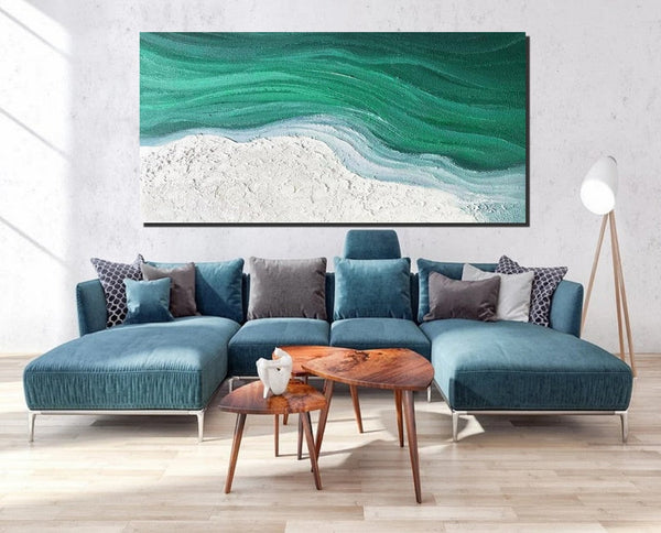 Modern Canvas Paintings for Bedroom, Extra Large Paintings for Living Room, Abstract Wall Art Paintings, Simple Modern Art, Abstract Landscape Paintings-LargePaintingArt.com