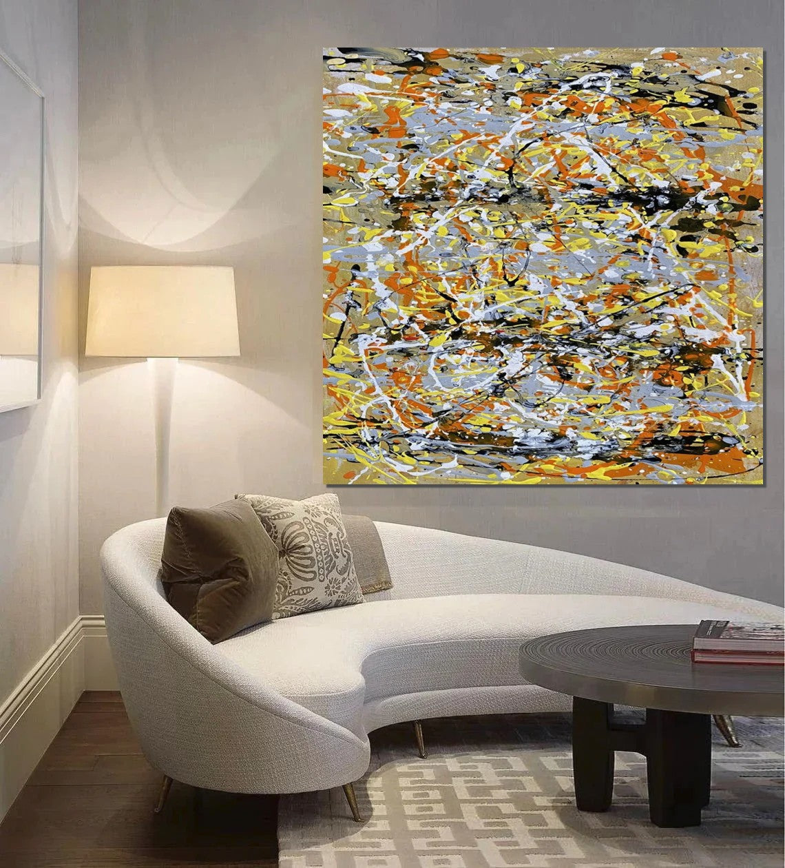 Contemporary Wall Art Paintings, Acrylic Paintings for Living Room, Bedroom Wall Art Paintings, Large Simple Modern Art, Abstract Acrylic Painting-LargePaintingArt.com