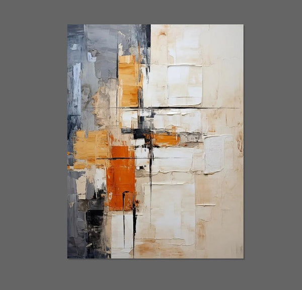 Simple Modern Art, Living Room Wall Art Paintings, Large Painting Behind Couch, Buy Abstract Painting Online, Acrylic Abstract Paintings Behind Sofa-LargePaintingArt.com