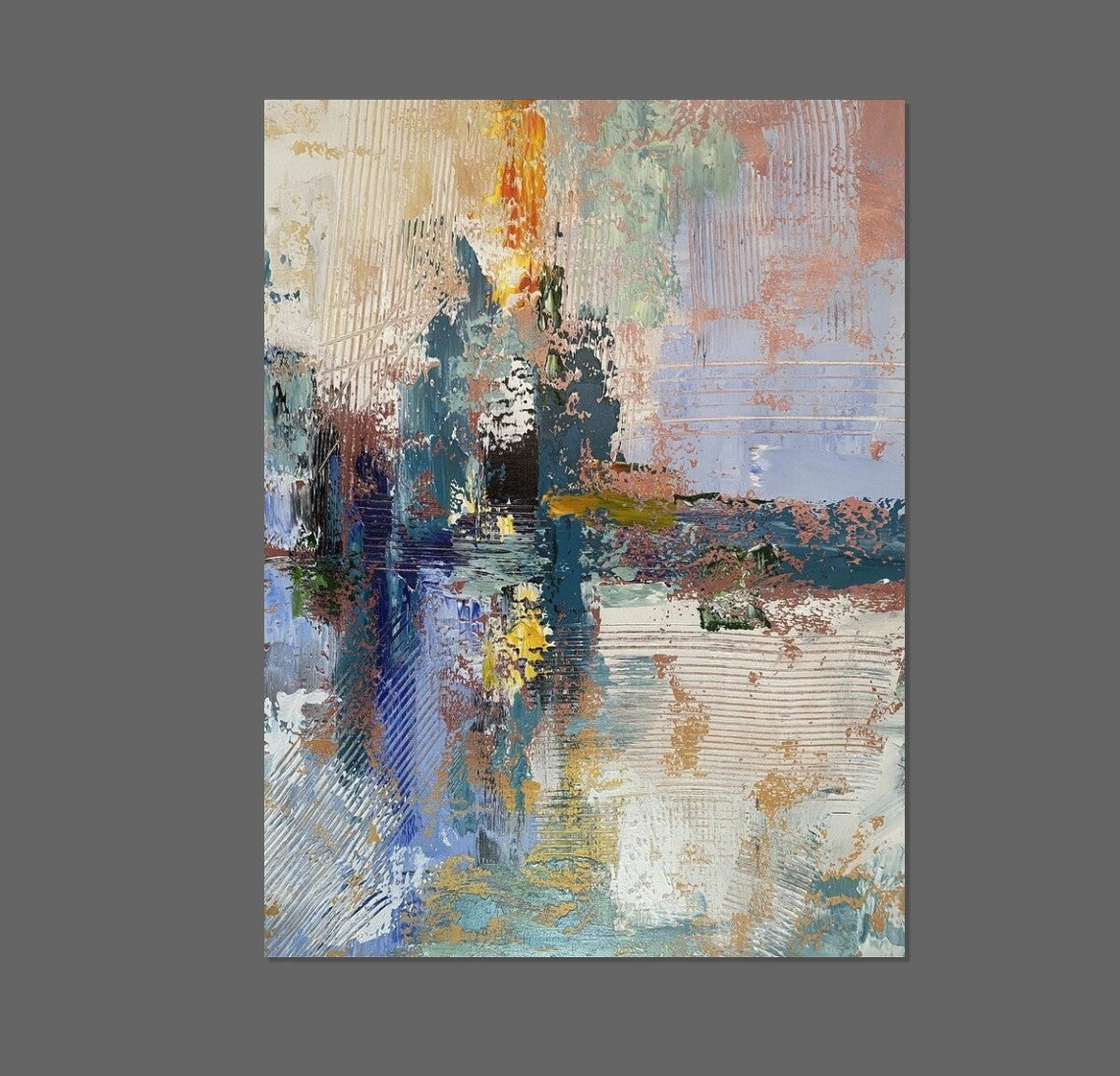 Living Room Acrylic Painting, Modern Wall Art Ideas for Dining Room, Large Canvas Painting, Contemporary Painting, Large Paintings for Bedroom-LargePaintingArt.com