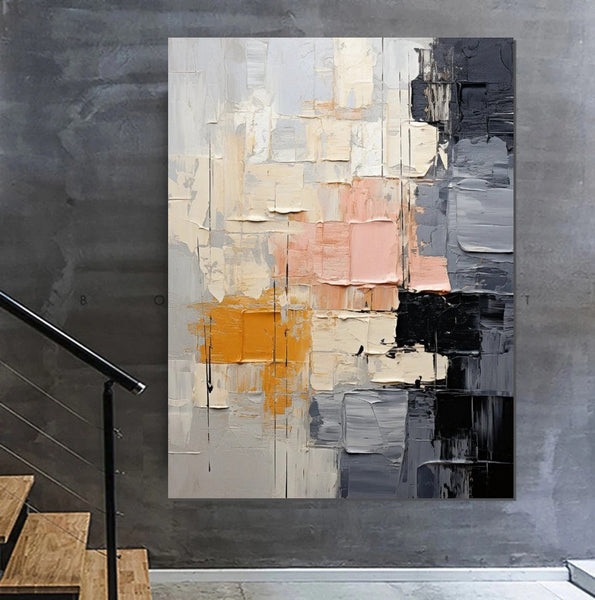 Living Room Wall Art Painting, Modern Contemporary Abstract Artwork, Palette Knife Paintings, Extra Large Acrylic Painting, Simple Modern Art-LargePaintingArt.com