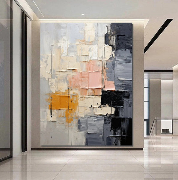 Living Room Wall Art Painting, Modern Contemporary Abstract Artwork, Palette Knife Paintings, Extra Large Acrylic Painting, Simple Modern Art-LargePaintingArt.com