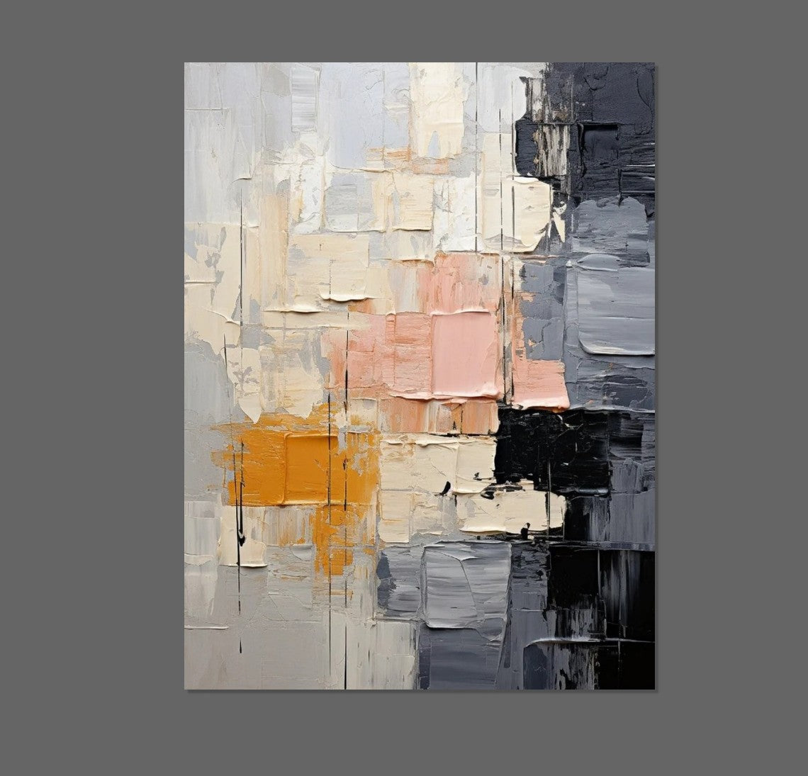 Living Room Wall Art Painting, Modern Contemporary Abstract Artwork, Palette Knife Paintings, Extra Large Acrylic Painting, Simple Modern Art-LargePaintingArt.com