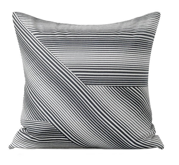 Modern Simple Throw Pillows, Decorative Modern Sofa Pillows for Bedroom, Large Square Pillows, Modern Throw Pillows for Couch-LargePaintingArt.com