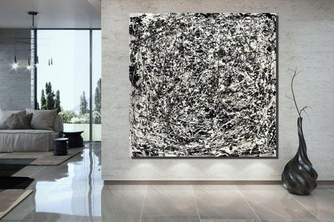 Abstract Canvas Painting, Extra Large Abstract Artwork, Modern Paintings for Dining Room, Hand Painted Wall Painting-LargePaintingArt.com