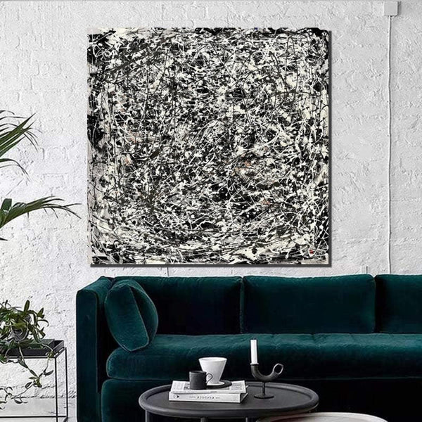 Abstract Canvas Painting, Extra Large Abstract Artwork, Modern Paintings for Dining Room, Hand Painted Wall Painting-LargePaintingArt.com