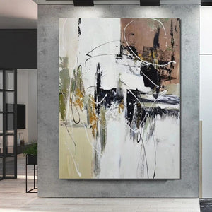 Large Paintings Behind Sofa, Acrylic Painting for Bedroom, Acrylic Paintings on Canvas, Modern Paintings, Buy Paintings Online-LargePaintingArt.com