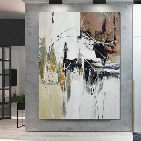 Large Paintings Behind Sofa, Acrylic Painting for Bedroom, Acrylic Paintings on Canvas, Modern Paintings, Buy Paintings Online-LargePaintingArt.com