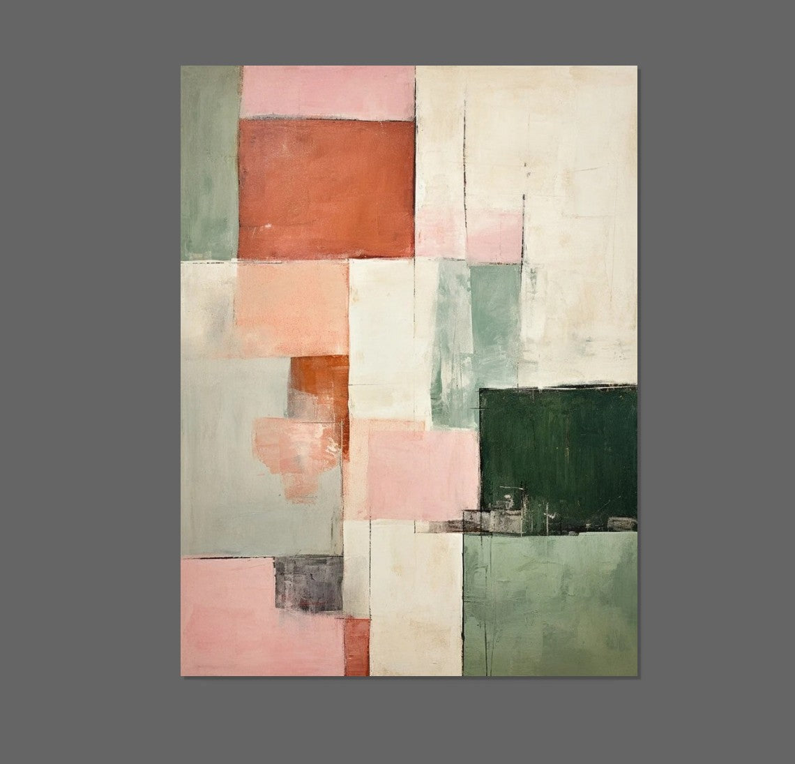 Modern Abstract Art for Bedroom, Hand Painted Wall Painting, Abstract Acrylic Wall Painting, Extra Large Paintings for Living Room, Simple Painting Ideas-LargePaintingArt.com