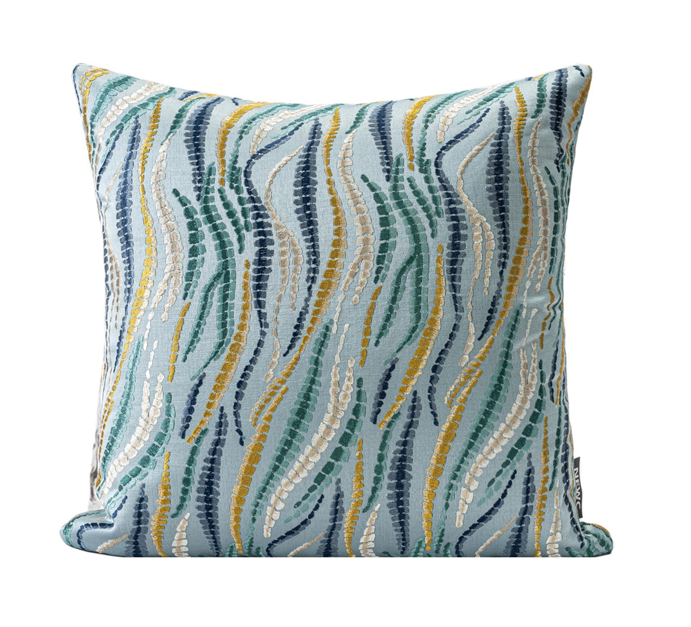 Square Modern Pillows for Couch, Contemporary Modern Sofa Pillows, Decorative Throw Pillows for Bedroom, Large Throw Pillow for Living Room-LargePaintingArt.com