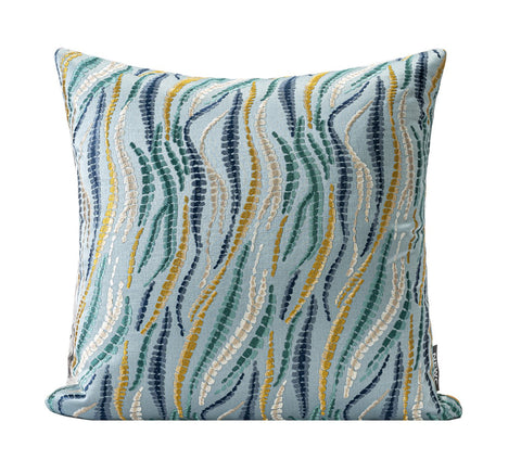 Square Modern Pillows for Couch, Contemporary Modern Sofa Pillows, Decorative Throw Pillows for Bedroom, Large Throw Pillow for Living Room-LargePaintingArt.com