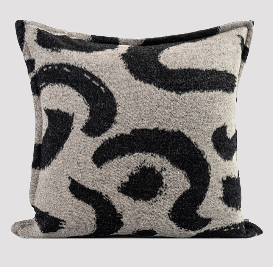 Modern Sofa Pillows for Couch, Contemporary Modern Sofa Pillows, Decorative Throw Pillows for Bedroom, Large Modern Pillow for Bedroom-LargePaintingArt.com