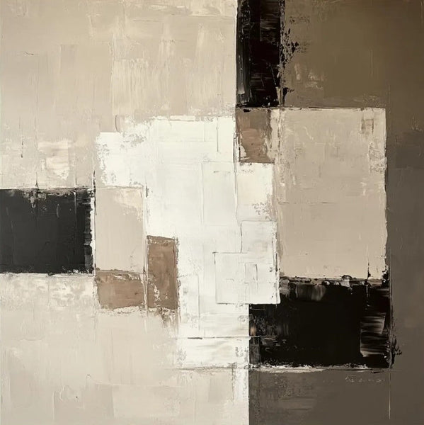 Canvas Painting for Living Room, Contemporary Abstract Artwork, Abstract Painting Ideas for Interior Design, Modern Wall Art Painting-LargePaintingArt.com