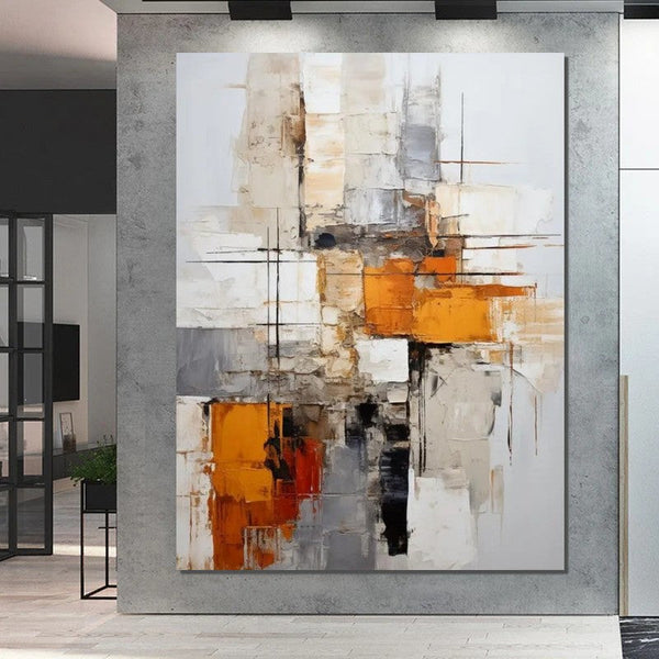 Bedroom Wall Art Paintings, Large Painting on Canvas, Acrylic Abstract Paintings, Buy Abstract Painting Online, Simple Modern Art-LargePaintingArt.com