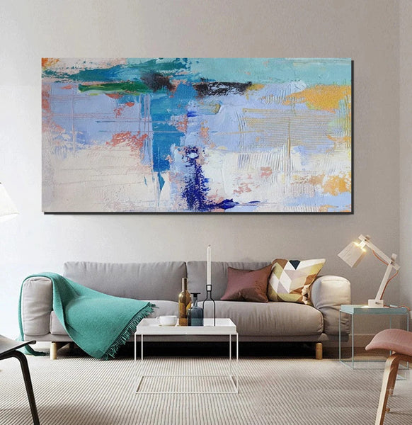 Oversized Abstract Artwork, Modern Canvas Paintings for Bedroom, Extra Large Paintings for Living Room, Abstract Wall Art Paintings, Simple Modern Art-LargePaintingArt.com
