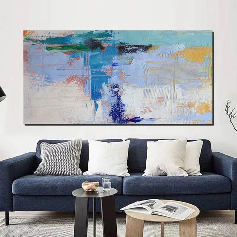 Oversized Abstract Artwork, Modern Canvas Paintings for Bedroom, Extra Large Paintings for Living Room, Abstract Wall Art Paintings, Simple Modern Art-LargePaintingArt.com