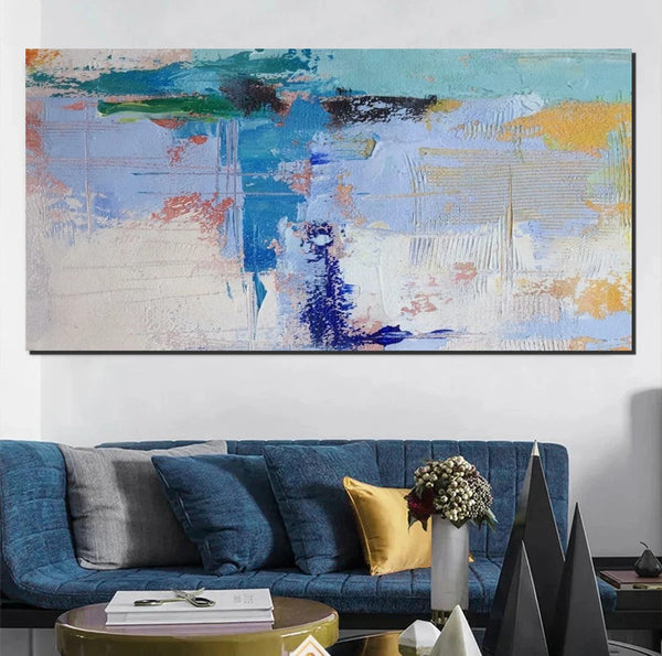 Oversized Abstract Artwork, Modern Canvas Paintings for Bedroom, Extra Large Paintings for Living Room, Abstract Wall Art Paintings, Simple Modern Art-LargePaintingArt.com