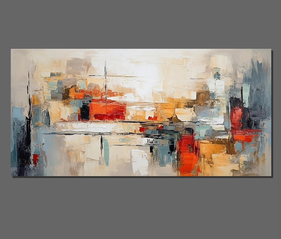 Original Abstract Art, Hand Painted Canvas Art, Modern Paintings for Living Room, Canvas Paintings for Bedroom, Heavy Texture Paintings-LargePaintingArt.com