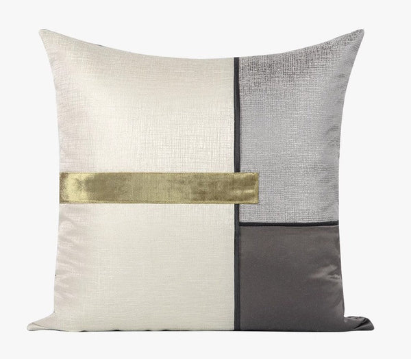 Abstract Contemporary Throw Pillow for Living Room, Decorative Throw Pillows for Couch, Large Modern Sofa Throw Pillows-LargePaintingArt.com