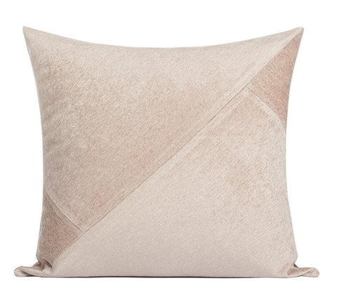 Pink Modern Sofa Throw Pillows, Large Decorative Throw Pillows for Couch, Abstract Contemporary Throw Pillow for Living Room-LargePaintingArt.com