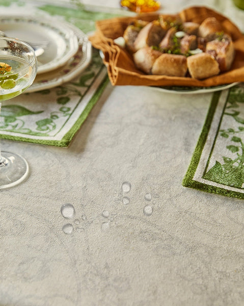 Lilies of the Valley, Flower Pattern Tablecloth, Rectangle Tablecloth for Dining Room Table, Square Tablecloth, Farmhouse Table Cloth, Wedding Tablecloth, Waterproof Tablecloth-LargePaintingArt.com