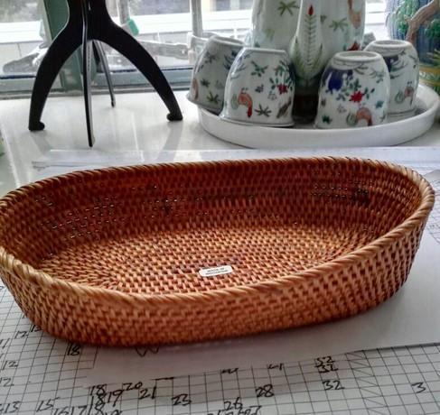 Indonesia Woven Storage Basket, Small Rattan Storage Basket, Kitchen Storage Basket, Storagey Basket for Pantry-LargePaintingArt.com