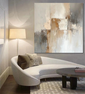 Modern Wall Art Painting, Canvas Painting for Living Room, Contemporary Abstract Artwork, Abstract Painting Ideas for Interior Design-LargePaintingArt.com