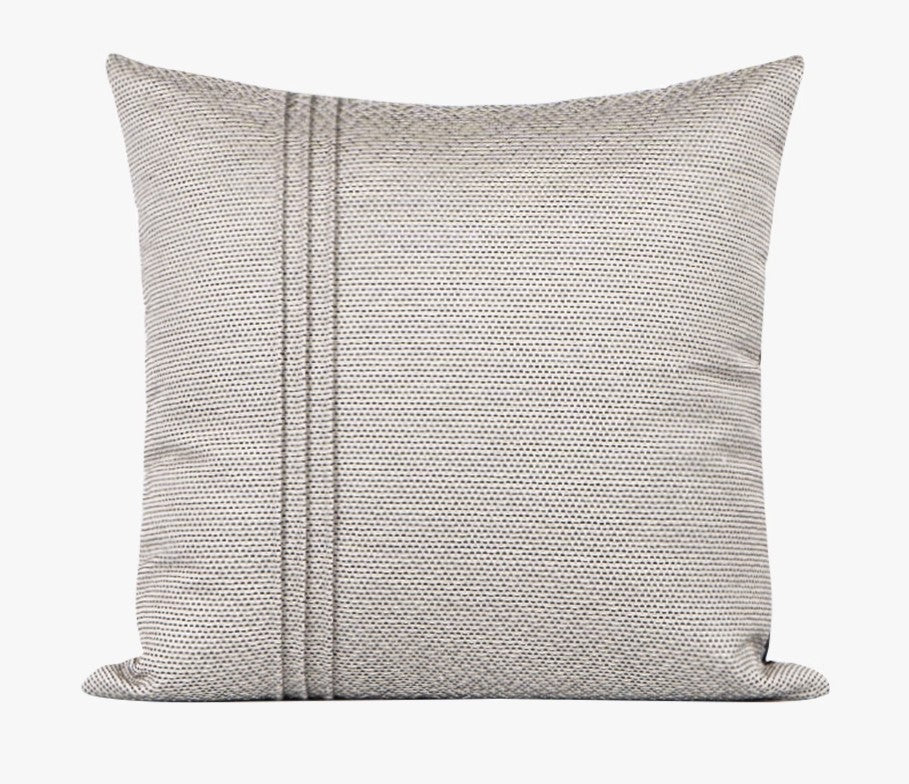 Decorative Throw Pillows for Couch, Large Modern Sofa Throw Pillows, Light Grey Abstract Contemporary Throw Pillow for Living Room-LargePaintingArt.com