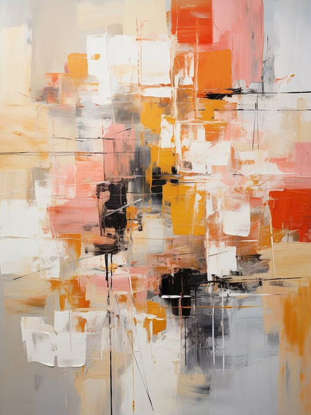 Bedroom Acrylic Painting, Simple Painting Ideas, Living Room Wall Painting, Extra Large Canvas Painting, Modern Paintings, Contemporary Art Painting-LargePaintingArt.com