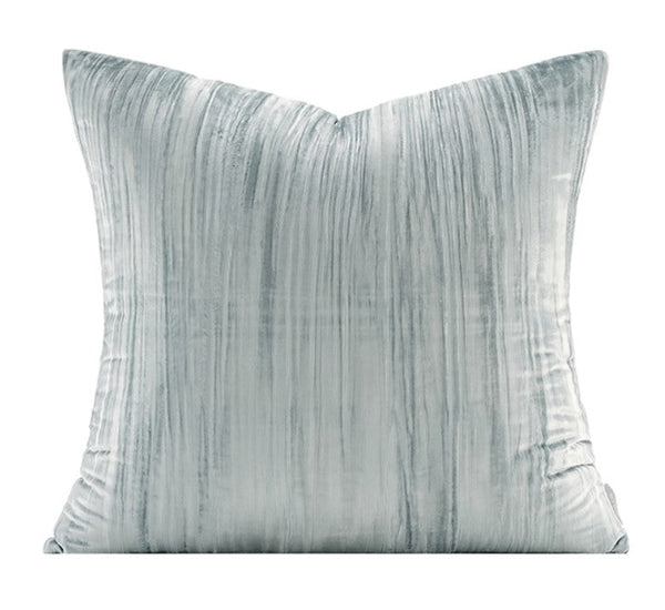 Decorative Pillow Covers, Modern Pillows for Couch, Blue Decorative Throw Pillows for Living Room, Large Modern Sofa Pillow Cases-LargePaintingArt.com