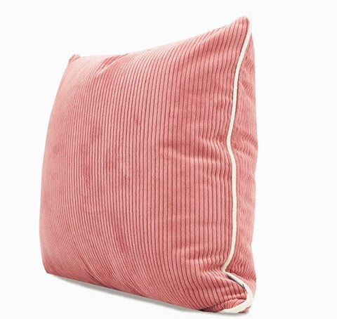 Simple Throw Pillow for Interior Design, Lovely Pink Decorative Throw Pillows, Modern Sofa Pillows, Contemporary Square Modern Throw Pillows for Couch-LargePaintingArt.com